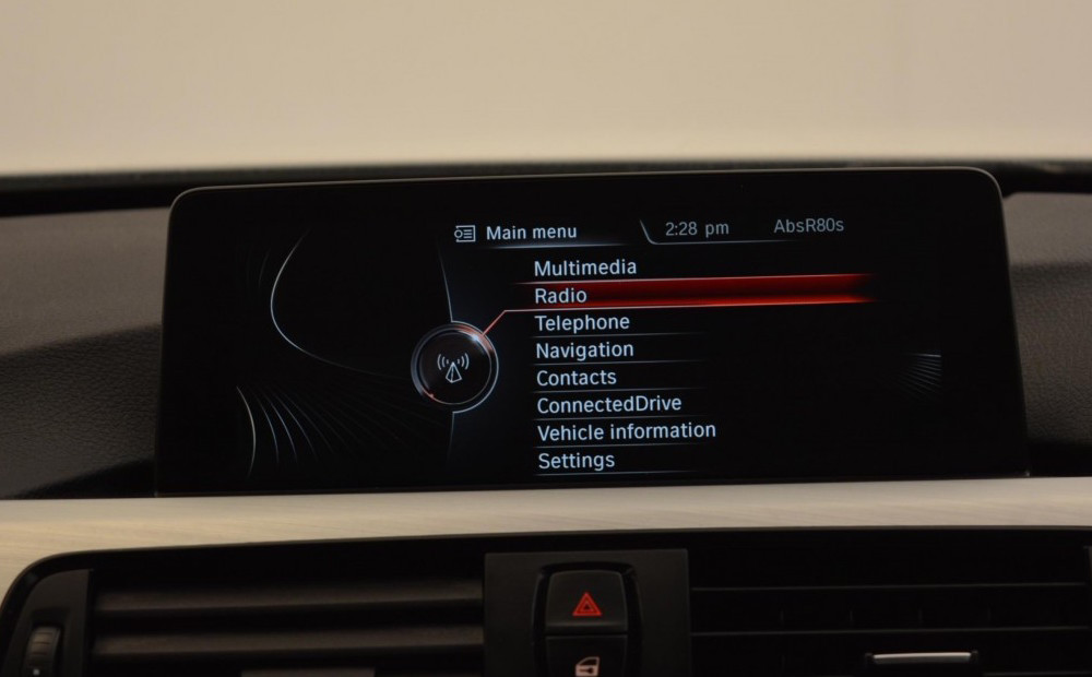 Screenshot of BMW iDrive